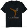Dance of The Warrior Capoeira Printed Tshirt Brazilian Casual Fashion Streetwear Short Sleeve Man Tshirt Breathe Women Tees