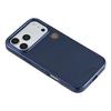KIGC For iPhone 17 Pro Max Case Leather + PC + TPU Electroplating Phone Cover with Card Holder