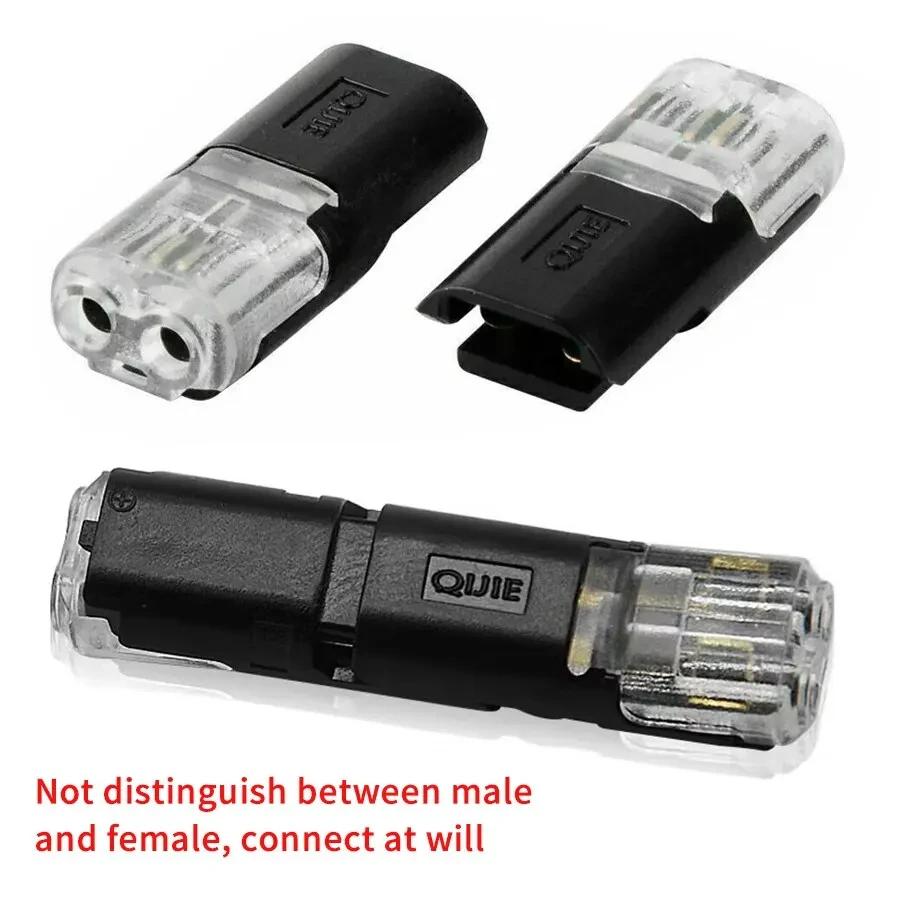 10-50Pcs 2 Pin Way Universal Plug Waterproof Electrical Connector Car Wire Cable Electrical Connector Strip Terminal Connection