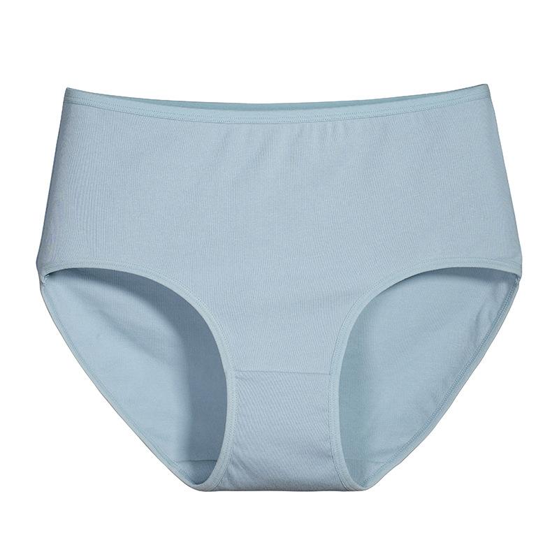Women's Plus Size Cotton High Waisted Stretch Crotch Panties