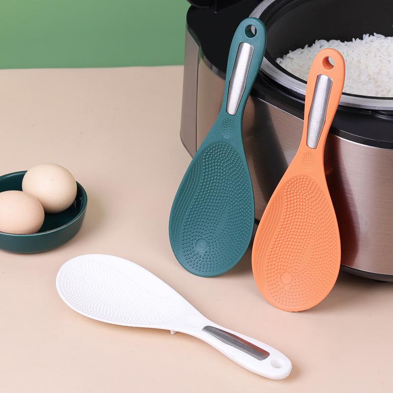 1 Stück Plastik-Reisschaufel Antihaft-Reiskocher, Antihaft-Reislöffel Haushalts-Reislöffel zum Schlagen von Reis