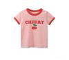 2025 Summer 2-8 Years Kids Girl Shorts Sleeve T-shirts Printed Little Girl Top Baby Girl T Shirts Children Toddler Girl Clothes