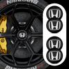 4pcs Car Wheel Center Hub Center Cap Rim Hub Dustproof Cover Emblem Sticker For Dio Civic 8 10 2008 Adv 150 Biz Moto Forza