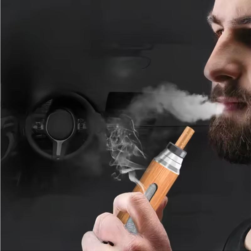 Auto Car Ashtray Car Interior Decoration Dust-free Smoking Ash Holder Wood Creative Filter Anti Tool Soot-flying Ashtray