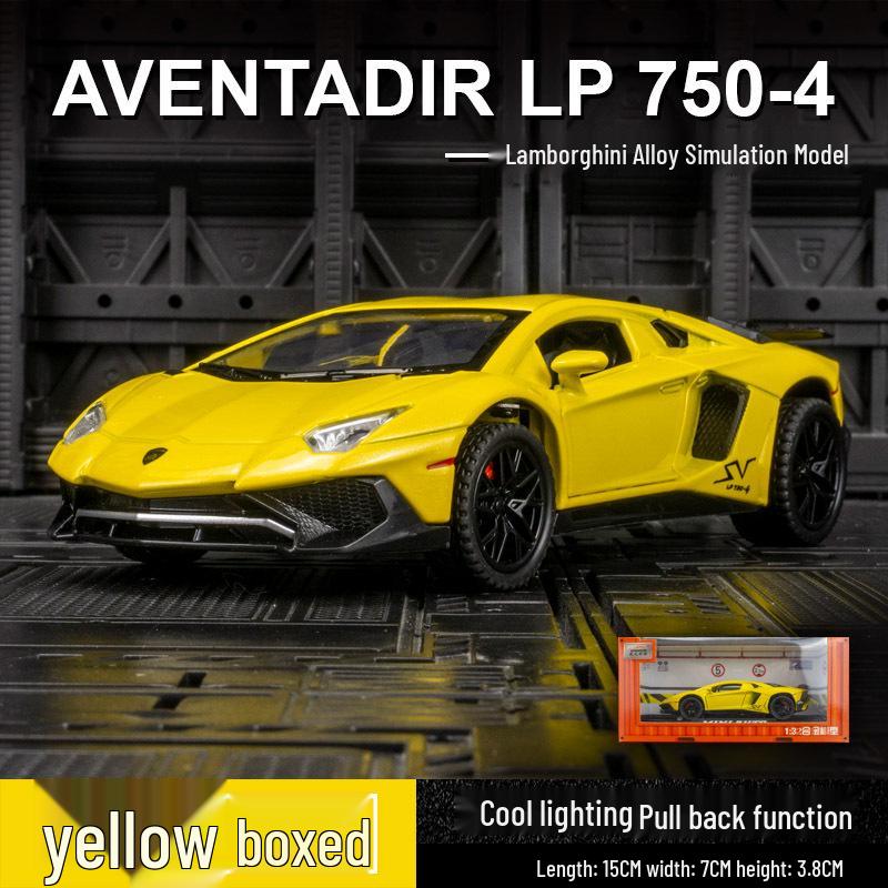 

Jianyuan 32016 Lamborghini LP750 Gini Модель из сплава Игрушка Суперкар с инерционным механизмом