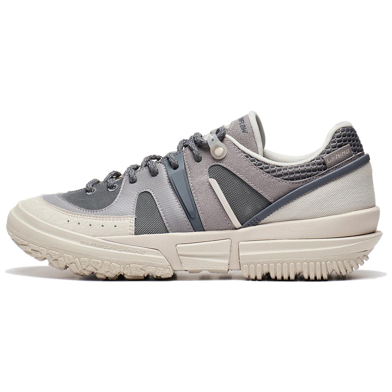 

Новые LiNing Linchuan Lite Противоскользящие Износостойкие Низкие Повседневные Кроссовки Мужские Лунный Серый AGLS259-3 41