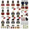 12 pezzi Cavalieri romani antichi medievali, blocchi da costruzione, figure, giocattoli, mini figure, bambole umanoidi, giocattoli, regali di compleanno.