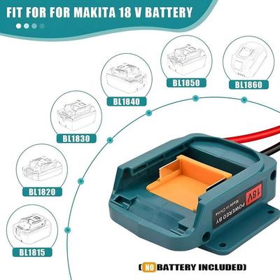 Car Emergency Power DIY Adapter Automotive 12AWG 6FT Igniter Jump Starter For Makita For For Dewalt 18V Li-ion Battery
