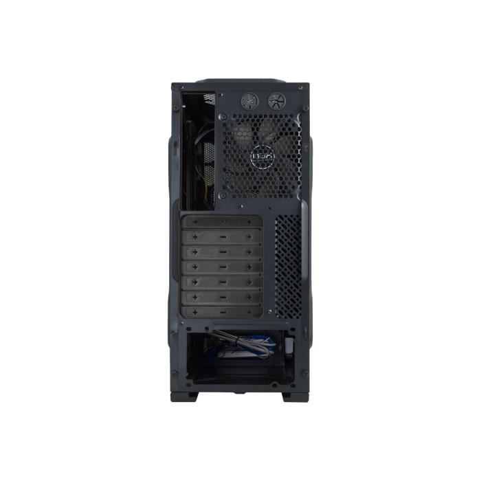 NOX Coolbay SX Green Edition tour midi ATX pas d'alimentation (ATX) noir USB-Audio