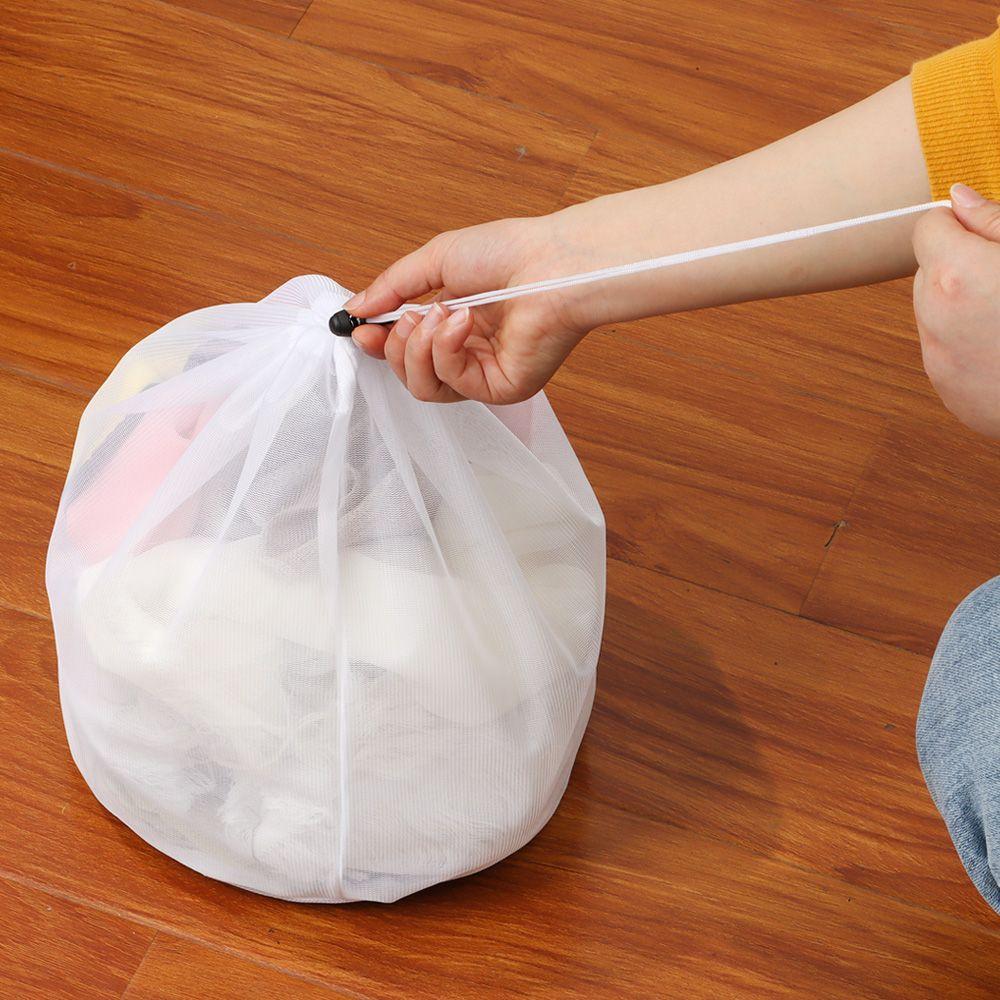 Drawstring Laundry Wash Bag Fine Mesh Storage Pouch Bag Laundry Care Accessories Bra Lingerie Laundry Bags