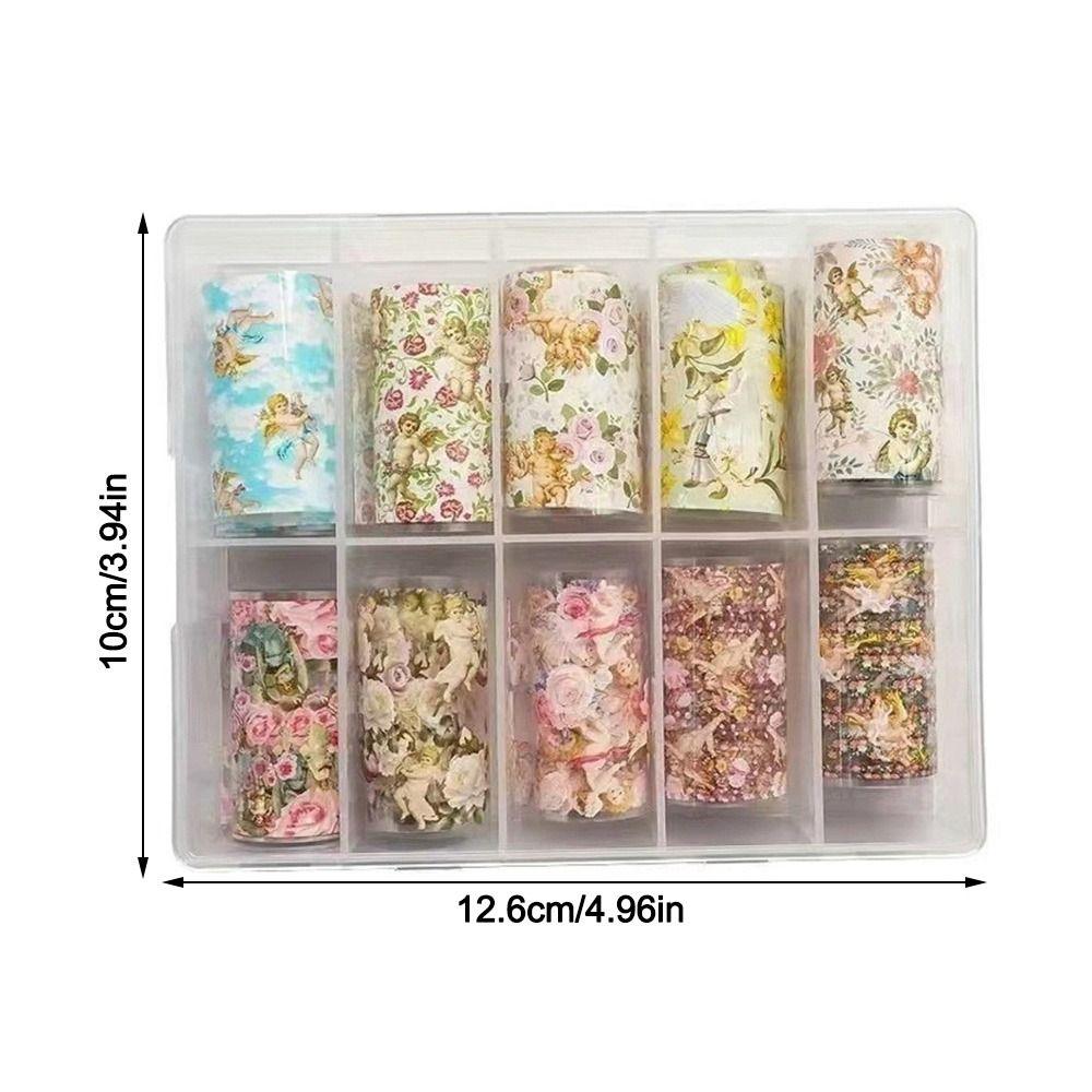 Stripe Pattern Nail Stickers The Starry Sky Nail Decals Professional Nail Foils  Nail Decoration