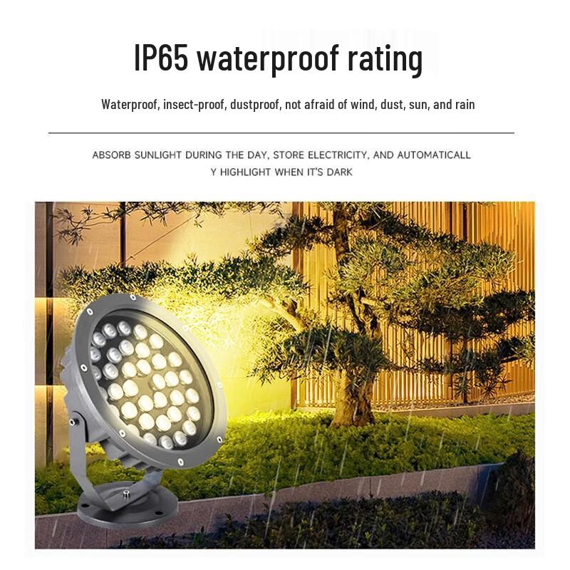 LED RGB Outdoor Waterproof Tree Spotlight