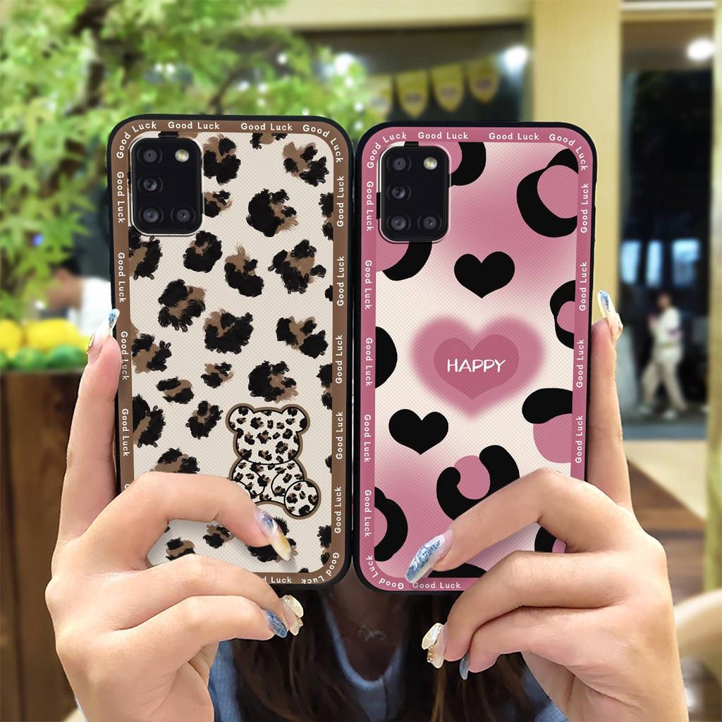 Back Cover Durable Phone Case For Samsung Galaxy A31/SM-A315 Shockproof Soft case Anti-dust protective TPU Cartoon Cute
