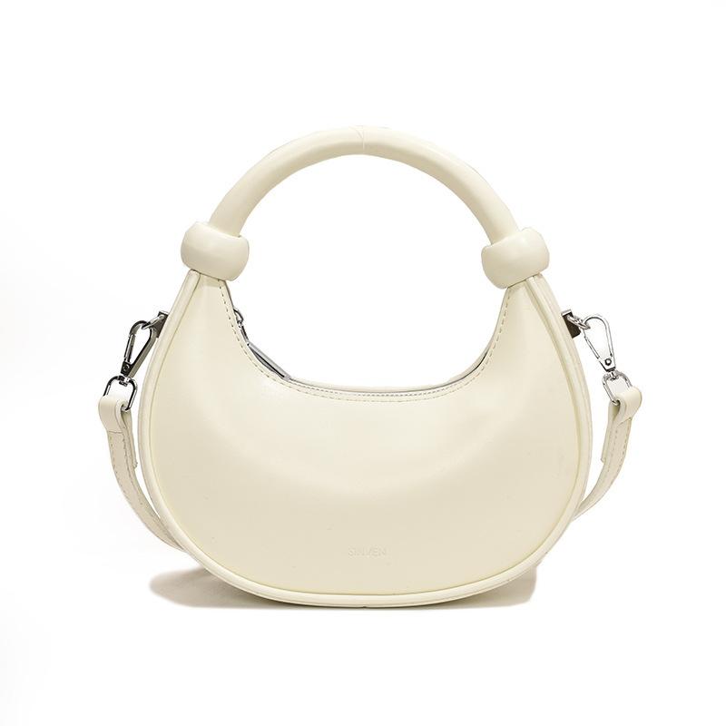 

Popular texture women s bags trendy versatile shoulder bags casual fashion handbags new solid color messenger bags белый