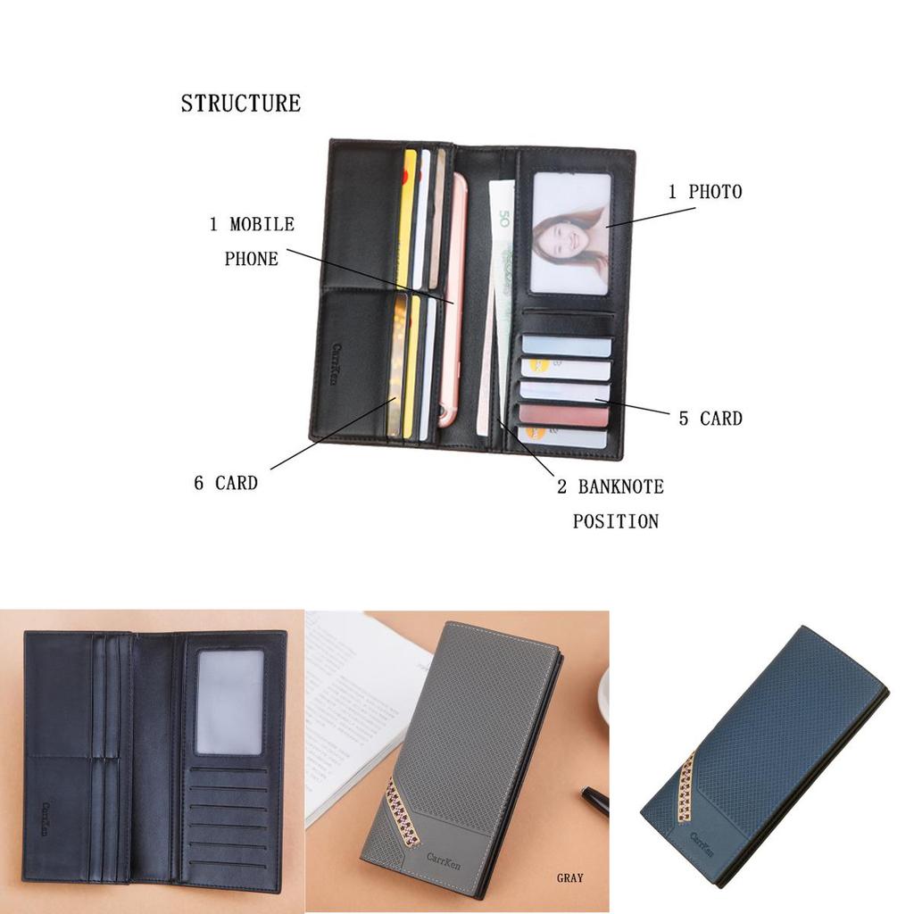 Premium Soft Pu Men's Leather Wallet With Bifold Design For Cash And Credit Card Storage