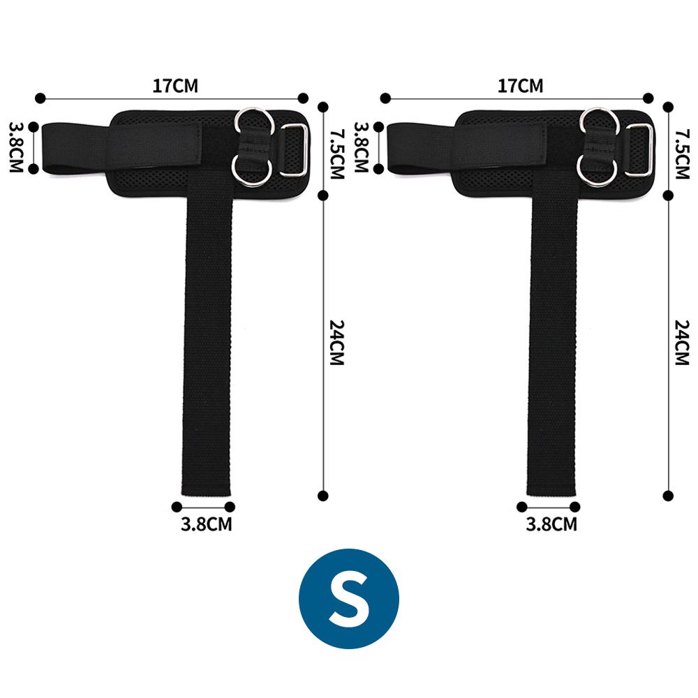Weight Lifting Straps with D Rings Heavy Duty Cable Machines Attachments Lifting Wrist Straps Gym Workout Pull-up Lifting Straps
