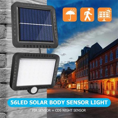 100/120 Cob Led Solar Wall Light Outdoor Lighting Garage Security Lamp Pir Motion Sensor Garden Decoration Spotlight