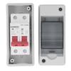 2P DC Circuit Breaker IP65 Waterproof Miniature DC Isolator Switch for Solar PV System 1000V 10A