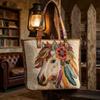 Handbag New Fashion Quilted Digital Printing Tote Bag Commuter Casual Cotton Bag Autumn and Winter Bag Multi-function Bag