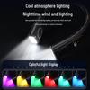 USB Rechargeable Portable Neck Fan: Leafless Mini Turbine Design for Outdoor Use
