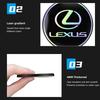 2 Stuks Auto Embleem Waterbekerhouder Kleur Geïsoleerde Onderzetters Mat Voor Lexus RX300 IS200 IS250 ES350 Ct200h UX250h NX300h RX350 ES300h