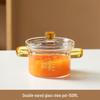 Jitian Jiang Borosilicate Glass Baby Stew Bowl with Lid
