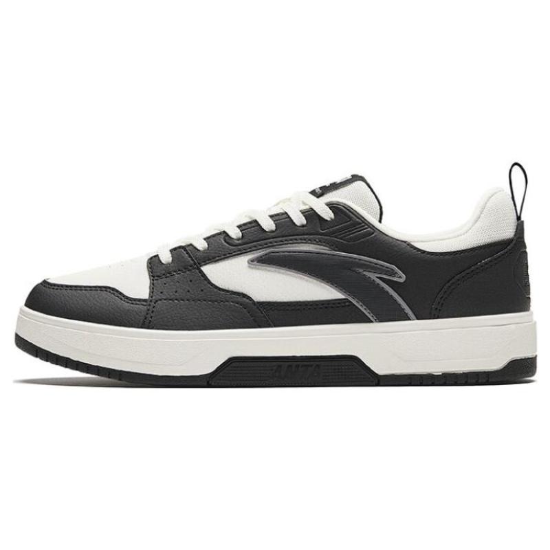 

Anta Slip-Resistant Low-Top Skateboard Shoes Women s Black White Sneakers 122348011-3 36.5 чорний білий колір