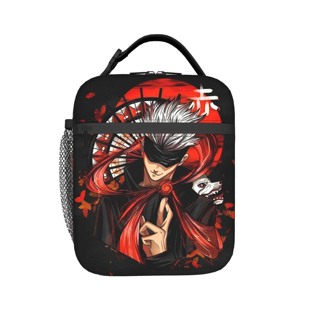 Borsa Termica per Pranzo Anime Portatile Jujutsu Kaisen Contenitore Pasti Anime Borsa Termica Borsa Tote per Pranzo Borse per Cibo