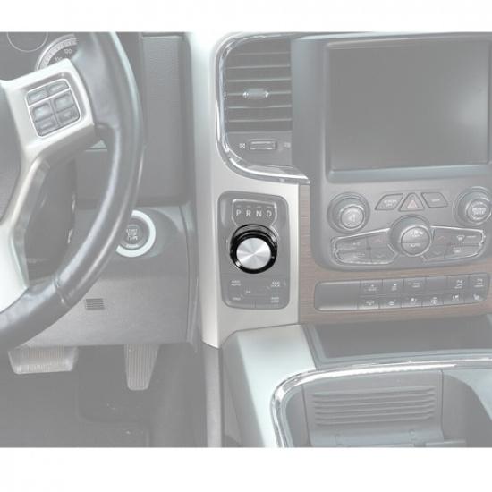 Gear Shift Switch Knob Cover Trim Ring for Dodge Ram 1500 13-17 Aluminum Alloy