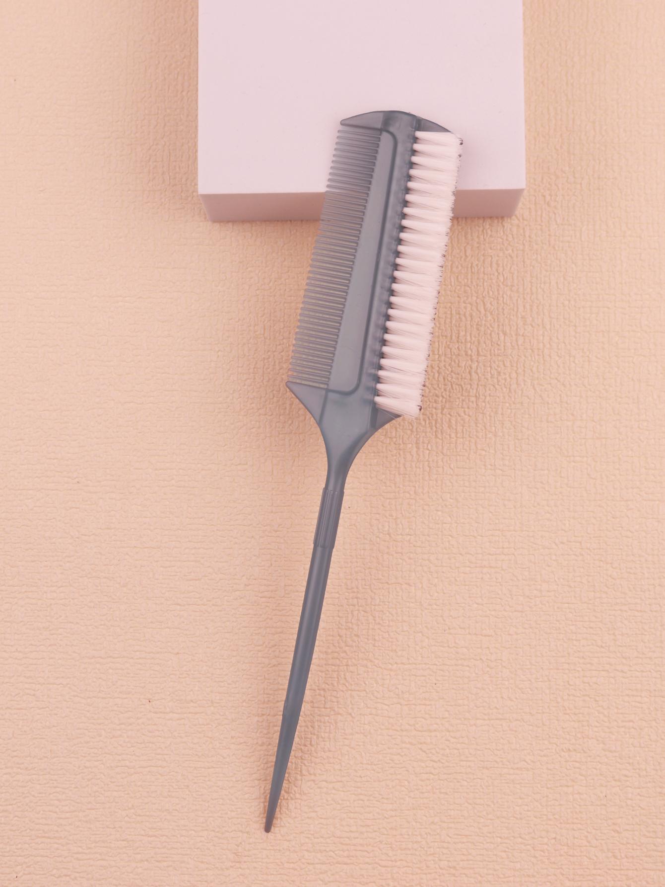 

1pc plastic heat-resistant pointed ponytail double-sided hair comb brush hairstyle hair dye brush Special for real hair wigs