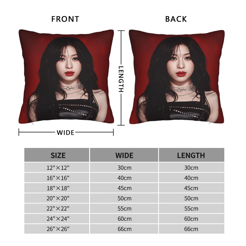 Korean singer A-Ahyeon Pillow Case Soft Pillow Cover For Living Room Bed Chair Funny Pillowcases