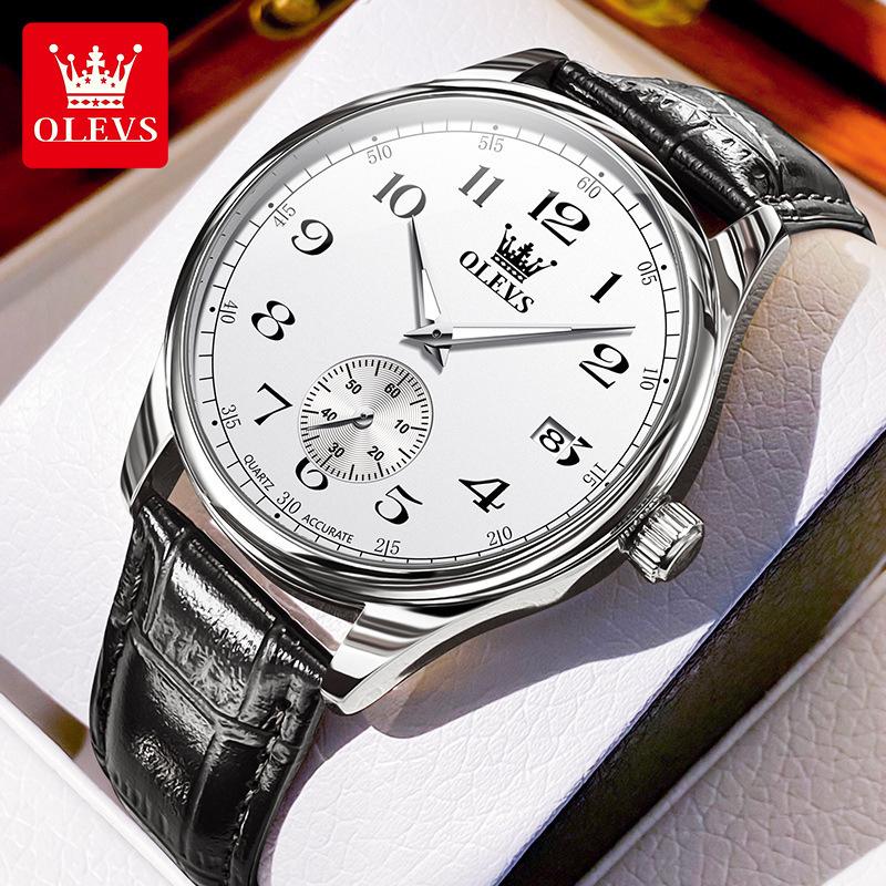 

Quartz Men s Watch with Large Number Dial for Seniors