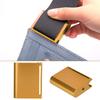 Aluminum Alloy Leather Edge Slicker Burnisher DIY Leather Craft Trimming Polishing Tool (Gold)