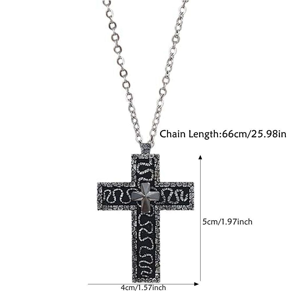 with Secret Compartment Chain Pendant Necklace Openable Charm Jewelry Cross Pendant Necklace