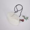 Lala Fur Clutch Crossbody Bag   Ivory  Lala2f140 