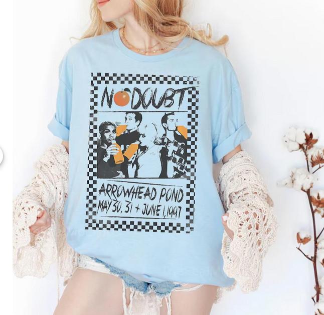 No Doubt Shirt Vintage Rock Band Tee Classic Music Graphic T-Shirt Unisex T-Shirt XXXXL