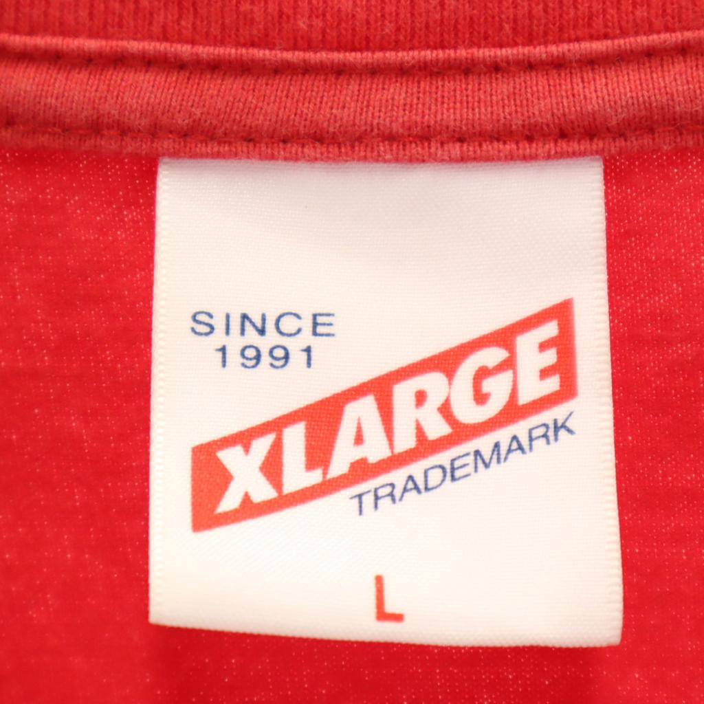 Xlarge Short Sleeve T-shirt L Red Men's Used