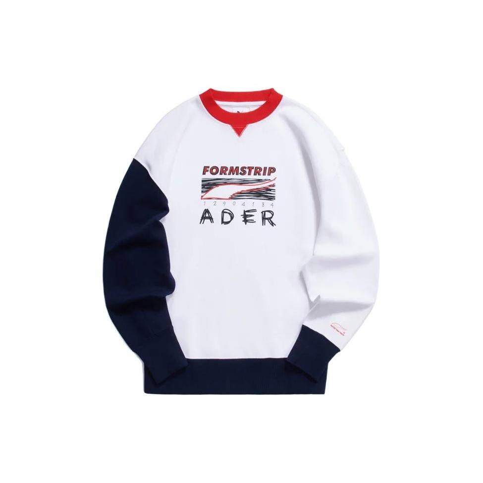 PUMA X Ader Error Crew Neck Pullover Sweatshirt  White  Men s 578489-02 S