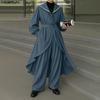 INCERUN Oversized Autumn Men Sailor Collar Long Sleeve Windbreaker Long Pants Casual Two Pieces Sets Outfits
