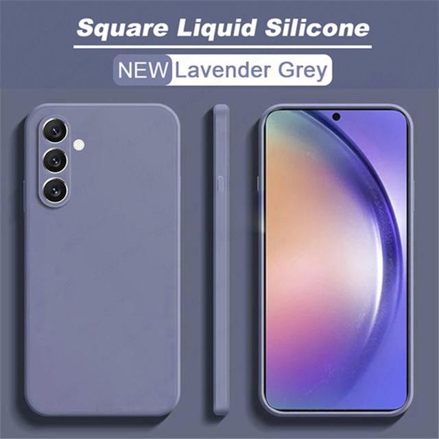 Shockproof Liquid Silicone Phone Case For Samsung Galaxy A54 5g A53 A52 A51 A14 A71 A13 A12 A21s A73 A72 A34 A50 A33 A32 Cover