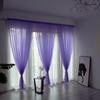 Sheer Curtains for Living Room Windows - Light Filtering Yet Private Voile Drapes | No Tools Needed Semi-Sheer