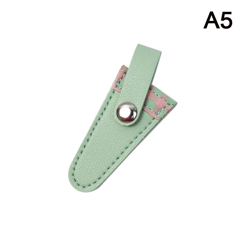Colorful Vintage Embroidery Scissors Sheath Lattice Scissors Protective Cover Small Sharp Pointed Scissors Protection Case Home