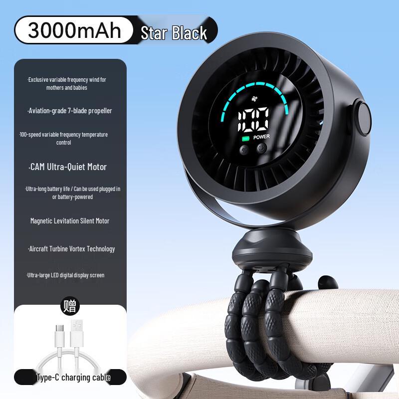 Handon Portable USB Charging Circulating Fan