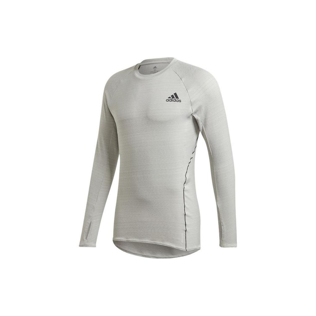 adidas Běžecké tričko Pánské Světle šedé GC6732