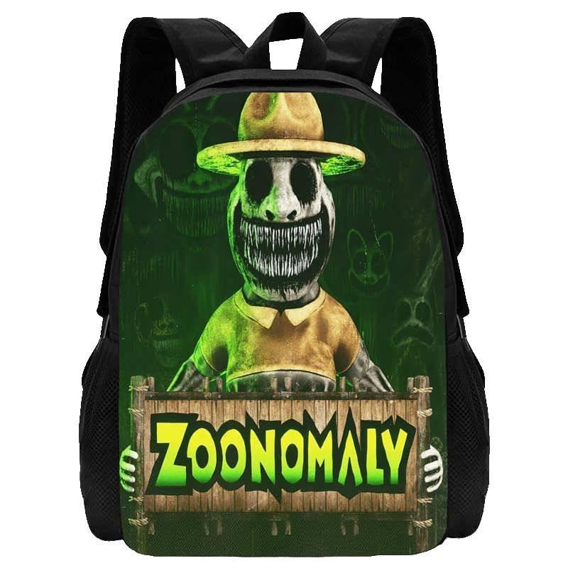 Cute Zoonomaly School Backpack With Fun Prints For Boys And Girls 15 Inch