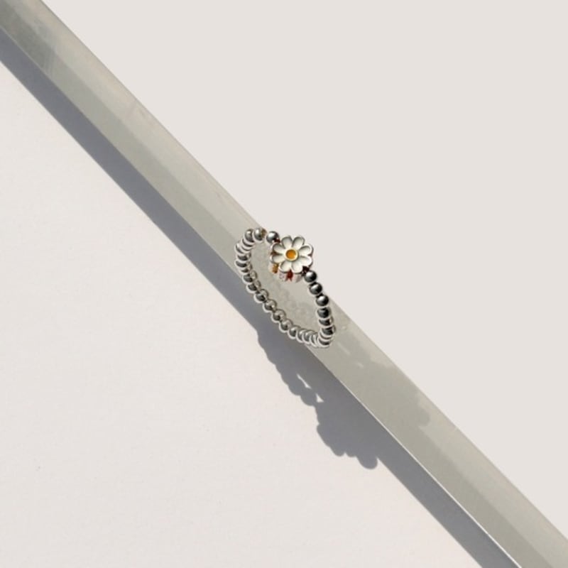 BONBEAU Mini motif silverball Ring Mini motif 925 silver ball banding ring 2mm