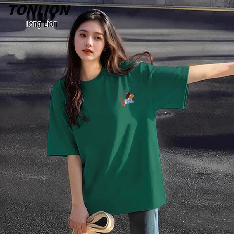 TonLion Women s Pure Cotton Graphic T-Shirt S