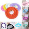 Durable O Shaped Toilet Seat Cover Polyester Plush Warmer Overcoat Case Tool
