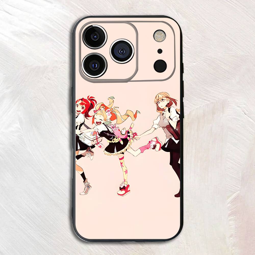 Anime K-Kattie N-Noriko Black Phone Case For IPhone 17 16 15 14 13 12 13 12 11 Pro Max Plus XS XR Silicone Soft Back Cover