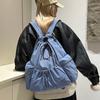 New Women's Large Capacity Backpack Drawstring Lightweight Sports Badminton Bag